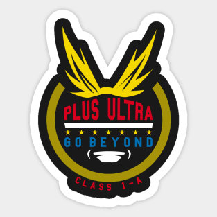 Plus Ultra Go Beyond Sticker